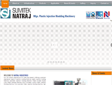 Tablet Screenshot of natrajind.com